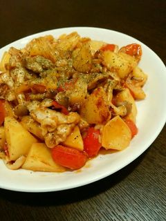 豚じゃがのカレーバター炒め-レシピのメイン写真