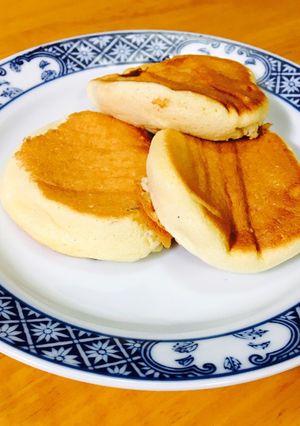 ブルーベリーふわしゅわパンケーキ♪-レシピのメイン写真