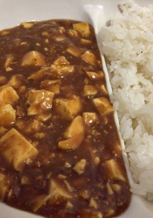 コンビニで買えるもので作る!麻婆カレー-レシピのメイン写真