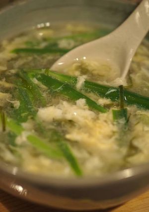 ずぼら流・めかぶの中華風スープ-レシピのメイン写真