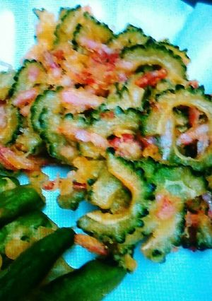 ゴーヤのかき揚げ-レシピのメイン写真