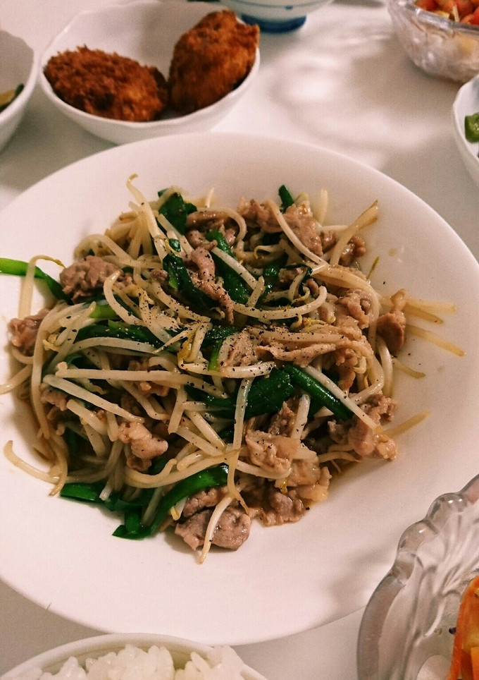 豚肉ともやしの中華風ポン酢炒め-レシピのメイン写真