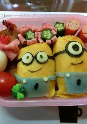 ミニオン♪キャラ弁-レシピのメイン写真