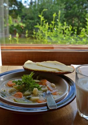 フィンランドの夏の野菜スープ-レシピのメイン写真
