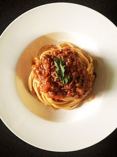 ミートソーススパゲッティ♪-レシピのメイン写真