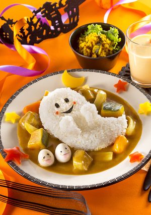 かぼちゃたっぷりのおばけライスカレー-レシピのメイン写真