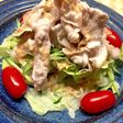 お肉やわらか〜!今日は冷しゃぶ☆