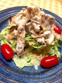 お肉やわらか〜!今日は冷しゃぶ☆-レシピのメイン写真
