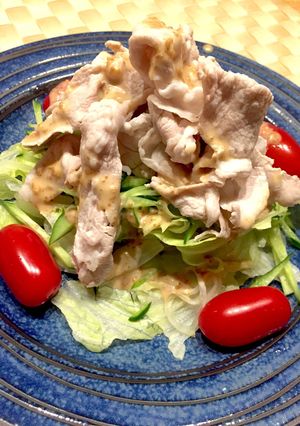 お肉やわらか〜!今日は冷しゃぶ☆-レシピのメイン写真
