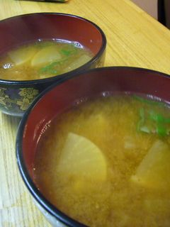 焦がし大根のお味噌汁-レシピのメイン写真