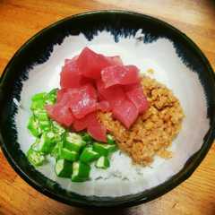 夏バテ対策ネバトロマグロ丼-レシピのメイン写真