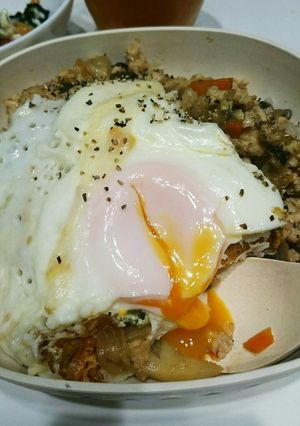 スタミナ♪肉そぼろ丼(´ω｀)-レシピのメイン写真