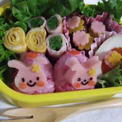 รูปของ うさぎちゃんのキャラ弁