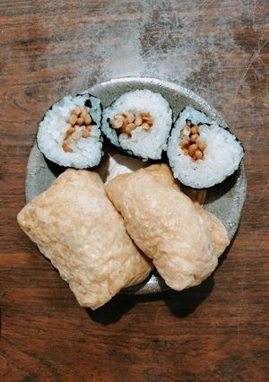 納豆巻きとおいなりさん-レシピのメイン写真