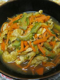 ゴーヤと油揚げの炒め煮-レシピのメイン写真