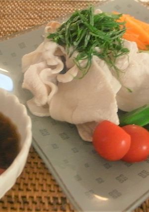 簡単☆さっぱり☆豚しゃぶ梅ポン酢-レシピのメイン写真