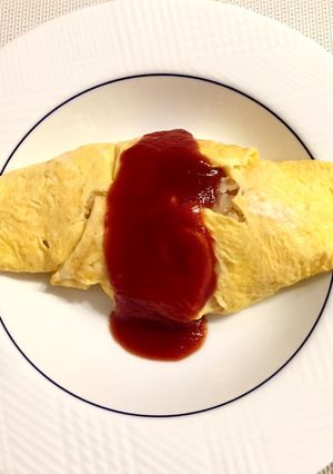 バターコーンライスでオムライス♡-レシピのメイン写真