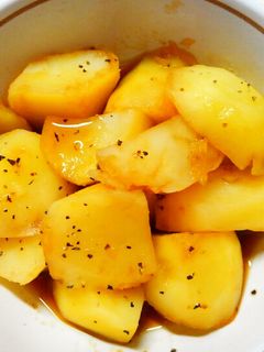レンジで簡単♪じゃがいものポン酢照り焼き-レシピのメイン写真