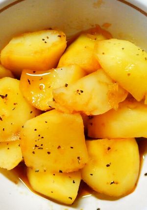 レンジで簡単♪じゃがいものポン酢照り焼き-レシピのメイン写真