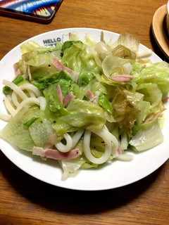 ペペロン風レタスうどん☆-レシピのメイン写真