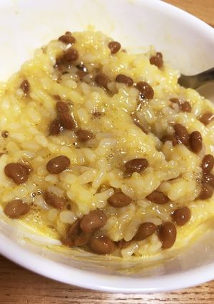 マジで神旨い☆卵かけご飯に納豆混ぜ混ぜ-レシピのメイン写真