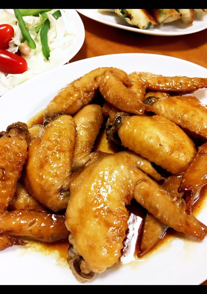 コラーゲンたっぷり♡とり手羽先煮-レシピのメイン写真