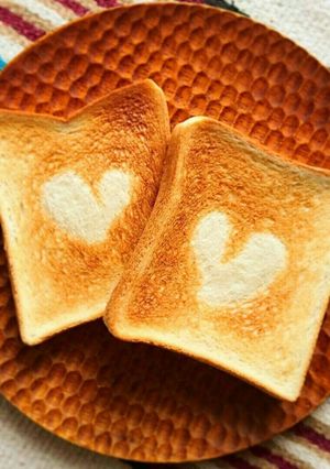 とっても簡単♪ハートが浮き出るトースト-レシピのメイン写真
