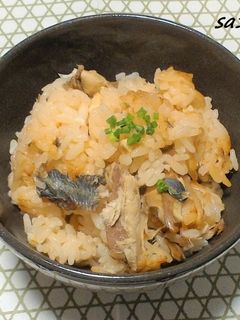 旨味たっぷりアジと新生姜の炊き込みご飯!-レシピのメイン写真