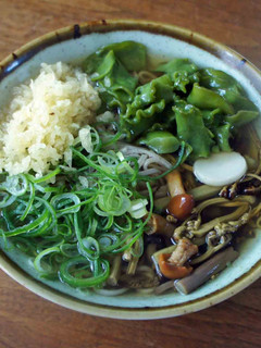 山菜とめかぶの蕎麦-レシピのメイン写真