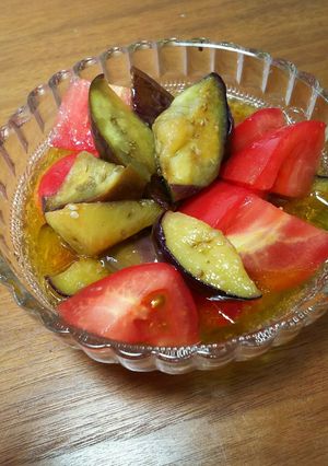 ナスとトマトのマリネ風-レシピのメイン写真