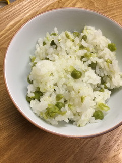 冷凍のグリンピースで・豆ごはん-レシピのメイン写真