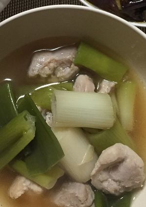 鴨ネギ蕎麦風鳥ネギ素麺の万能出汁-レシピのメイン写真