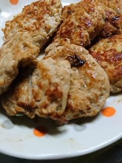 もやしと豆腐入り味噌ハンバーグ-レシピのメイン写真