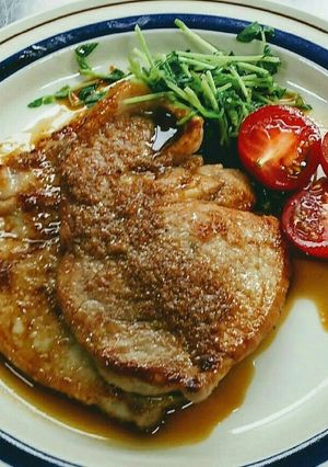 【再利用】豚かつ肉の生姜麹焼き-レシピのメイン写真