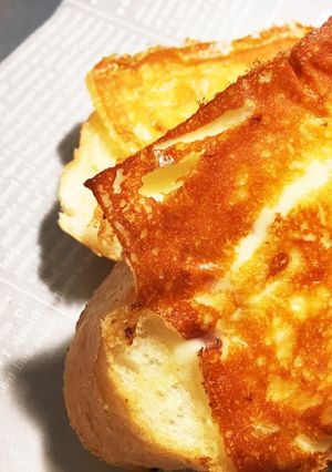 ふわふわサクサク チーズトースト-レシピのメイン写真