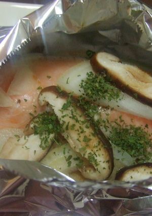 簡単☆鮭のホイル焼き♪-レシピのメイン写真