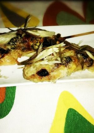 ささみの梅チーズ焼き鳥みょうがのせ-レシピのメイン写真