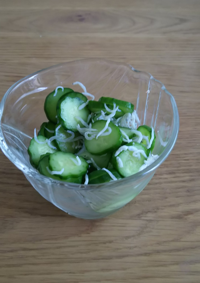 ぬか漬け胡瓜としらすの和物-レシピのメイン写真