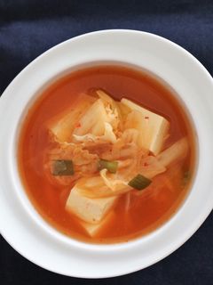簡単・キムチ豆腐スープ(김치두부국)。-レシピのメイン写真