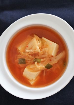 簡単・キムチ豆腐スープ（김치두부국）。-レシピのメイン写真