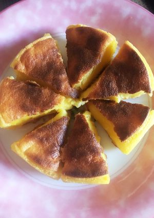 離乳食☆かぼちゃさつまいものホットケーキ-レシピのメイン写真