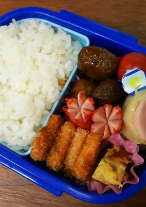 2017/8/25年少弁当-レシピのメイン写真