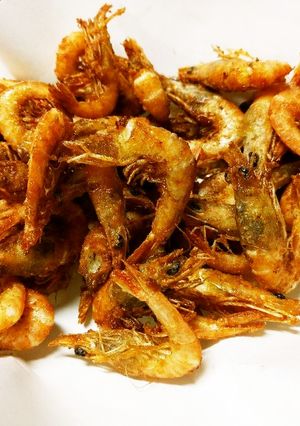 頭から尻尾まで食べつくす!石崎エビ唐揚げ-レシピのメイン写真
