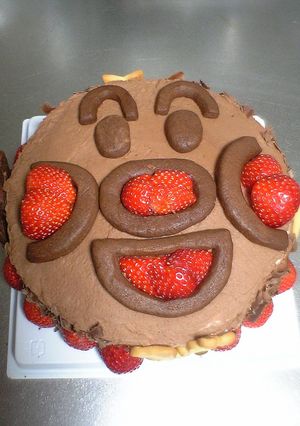 アンパンマンケーキ-レシピのメイン写真