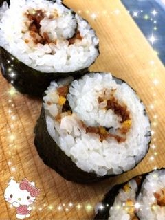 海苔巻きっぽいお握り〜(o˘◡˘o)♡-レシピのメイン写真