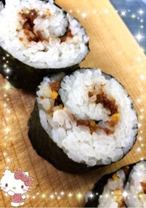 海苔巻きっぽいお握り〜(o˘◡˘o)♡-レシピのメイン写真