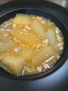 冬瓜と鶏ひき肉の煮物♪-レシピのメイン写真