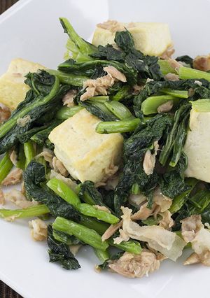 チキナー(からし菜)チャンプルー-レシピのメイン写真