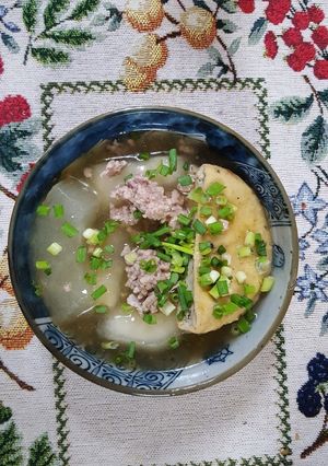 冬瓜とがんものひき肉あん-レシピのメイン写真