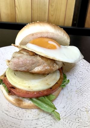簡単プレミアム・てりたまチキンバーガー♪-レシピのメイン写真